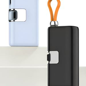 พาวเวอร์แบงค์ 22.5W 5000mAh หน้าจอแสดงผลดิจิตอล LED ชาร์จเร็วแบบ Type-C ชาร์จไร้สาย วัสดุ ABS+PC พร้อมพวงกุญแจ ใช้งานกลางแจ้งได้ - Product Image 3