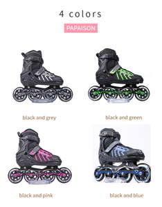 PAPASION Patines en Línea de PU 82A de Alto Rebote, Tallas Ajustables, Ligeros, Duraderos y Transpirables para Adultos y Niños - Product Image 6