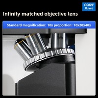 Ous Professional Grade Inverted Fluorescence Microscope Four-Color Excitation Photography Measurement Functions for