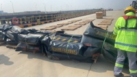 Barrière flottante écologique anti-déversement d'hydrocarbures à haute visibilité pour la gestion sûre des déversements marins – Bouée de confinement en caoutchouc pour rivières