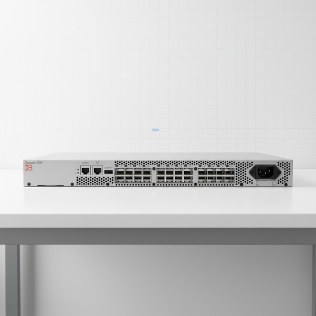 Factory Price Wholesale Brocade BR-G610 32GB FC SAN Switch with 8-24 Port Fiber Channel POE SNMP QoS Function