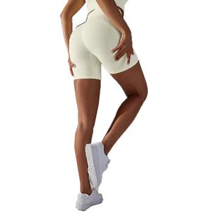กางเกงขาสั้นออกกำลังกายเอวสูงกระชับสัดส่วนสำหรับผู้หญิง  สำหรับวิ่ง ปั่นจักรยาน เล่นโยคะ - Product Image 3