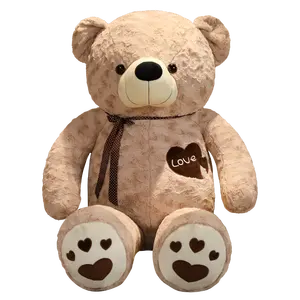 Lovely boneka beruang raksasa 6 ukuran, mainan beruang teddy besar lucu untuk Hari valentine