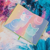 Carnet de notes/agenda en cuir rigide avec logo personnalisé, motif quadrillé, style cowboy, vente en gros 2026
