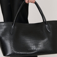 Bolso Tote de Moda Personalizado con Cierre Metálico 2026, Mini Bolso de Almacenamiento de Maquillaje y Belleza de Cuero PU Suave, Regalo para Damas