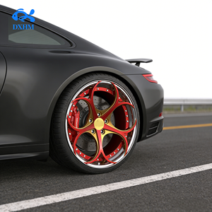 ล้อแม็กซ์สีแดงทองขนาด 19 20 21 22 24 นิ้ว แบบ 2 ชิ้น ขนาด 20x10.5J  <span class=keywords><strong>5</strong></span> <span class=keywords><strong>รู</strong></span> ขอบลึกเว้า  วัสดุอัลลอยด์ฟอร์จ สำหรับรถยนต์ BMW ชุด - Product Image 4