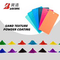 Revêtement en poudre BAOTONG à texture de sable fin en polyester pour peinture automobile, bâtiment, vernis isolant électrique - Application par pulvérisation