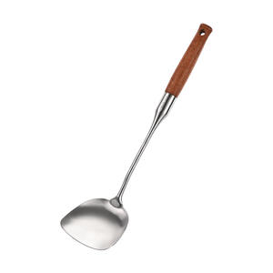 Ensemble de spatules en acier inoxydable 304, cuillère à trous épaissie, ustensiles de cuisine, compatibles lave-vaisselle, outils de cuisine - Product Image 2