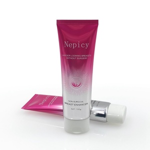 Tube souple vide en plastique pour cosmétiques avec bouchon à clapet, personnalisable avec logo par estampage à chaud, pour crème pour les mains et amplificateur mammaire, vente en gros - Product Image 3
