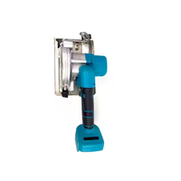 Meuleuse d'angle électrique sans fil industrielle portable 21V à batterie, 100mm 125mm, avec interrupteur à gâchette coulissant, en acier inoxydable pour surfaces