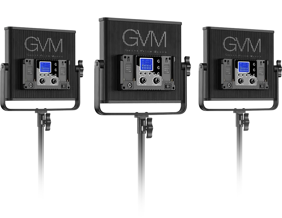 GVM-896S 50วัตต์สูงลำแสงความสว่างสูง Bi-สี LED วิดีโอแสงนุ่ม