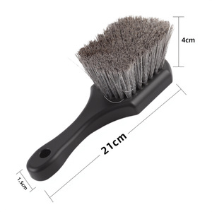 Cepillo para neumáticos de coche Bymaocar con cerdas suaves y duras para limpiar llantas y eliminar manchas - Product Image 5