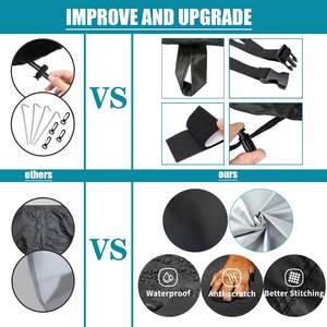 Nuevo diseño personalizado Durable impermeable Anti-UV cubierta de <span class=keywords><strong>piscina</strong></span> sobre el suelo con hebilla Ajuste perfecto para piscinas redondas - Product Image 4