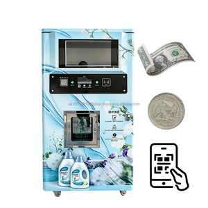 Distributeur automatique de liquides intelligent YISO pour la blanchisserie, en acier inoxydable, écran tactile de 7 pouces, options de paiement multiples, gestion cloud Wi-Fi - Product Image 1