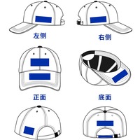 Casquettes Publicitaires Personnalisées 100% Coton, Casquettes de Baseball à 6 Panneaux, Broderie de Logo Personnalisée, Impression, Casquettes Ajustables de Protection Solaire