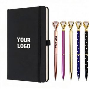 Stylo à bille en métal avec logo Ys89 imprimé, couronne, cadeau d'entreprise, cadeau promotionnel personnalisé avec diamant en cristal - Product Image 1