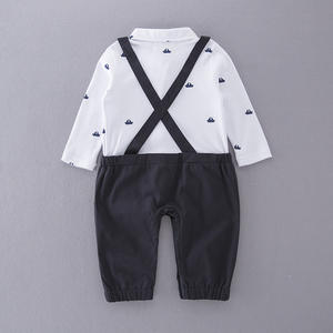 Ropa Formal de Moda para Niños Pequeños, Conjunto de Regalo de Marca para Bebés, Ropa de Bebé, Conjunto de Mono y Body, Conjuntos de 2 Piezas - Product Image 2