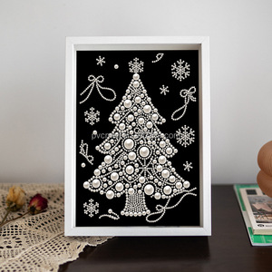Kit de Peinture 3D DIY Perles <span class=keywords><strong>pour</strong></span> Débutants Adultes – Facile à Utiliser sur Base Papier – Art 3D Feux d'Artifice de Noël <span class=keywords><strong>pour</strong></span> Promotion et Cadeau Fait Main - Product Image 1