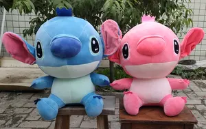 Stitch Stitchstitchstitch Factory Wholesale Soft 45-60-80cm Big Stitch Plush Toy Doll Stuffed Animal Plush Toys Lilo Stitch Cartoon For Baby Kids Gift