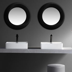 כיור אמבטיה לבן, כיור מודרני מקרמיקה, כיור עילי, כיור רחצה, כיור מלבני - Product Image 5