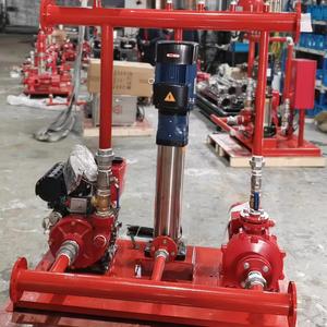 ปั๊มหอยโข่งสแตนเลสแบบหลายระดับแนวตั้งจากโรงงานจีน ชุดปั๊มดับเพลิง ปั๊มเพิ่มแรงดันคงที่ยกสูง - Product Image 2
