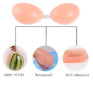 Sujetador de silicona con realce de pecho sin tirantes adhesivo Lencería invisible sexy con cierre frontal Soutien Gorge sin cables para adultos - Product Image 2