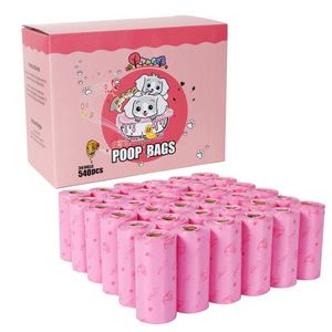 Nouveaux sacs à déjections canines biodégradables et anti-fuite, parfumés aux fraises, fabriqués sur mesure par le fabricant, pour 2026 - Product Image 3