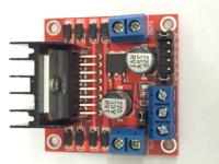 L298N papan Drive elektronik DC 2 arah, modul papan Driver 5A Chip asli