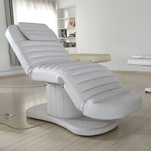 Lit cosmétique facial électrique à 3 moteurs en cuir rose de luxe Lit de salon avec thérapie réglable pour table de <span class=keywords><strong>massage</strong></span> électrique à usage hôtelier - Product Image 5