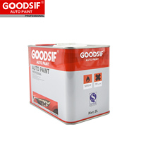 Fabricant de peinture automobile tout-en-un : Kit de peinture 1K Solid Silver Pearl et durcisseur-réducteur de laque transparente 2K