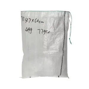 50 кг 70 кг 100 кг мешок пшеничной муки полипропиленовый тканый угольный упаковочный мешок для риса/муки/сахара/удобрений/семян кукурузы/корма