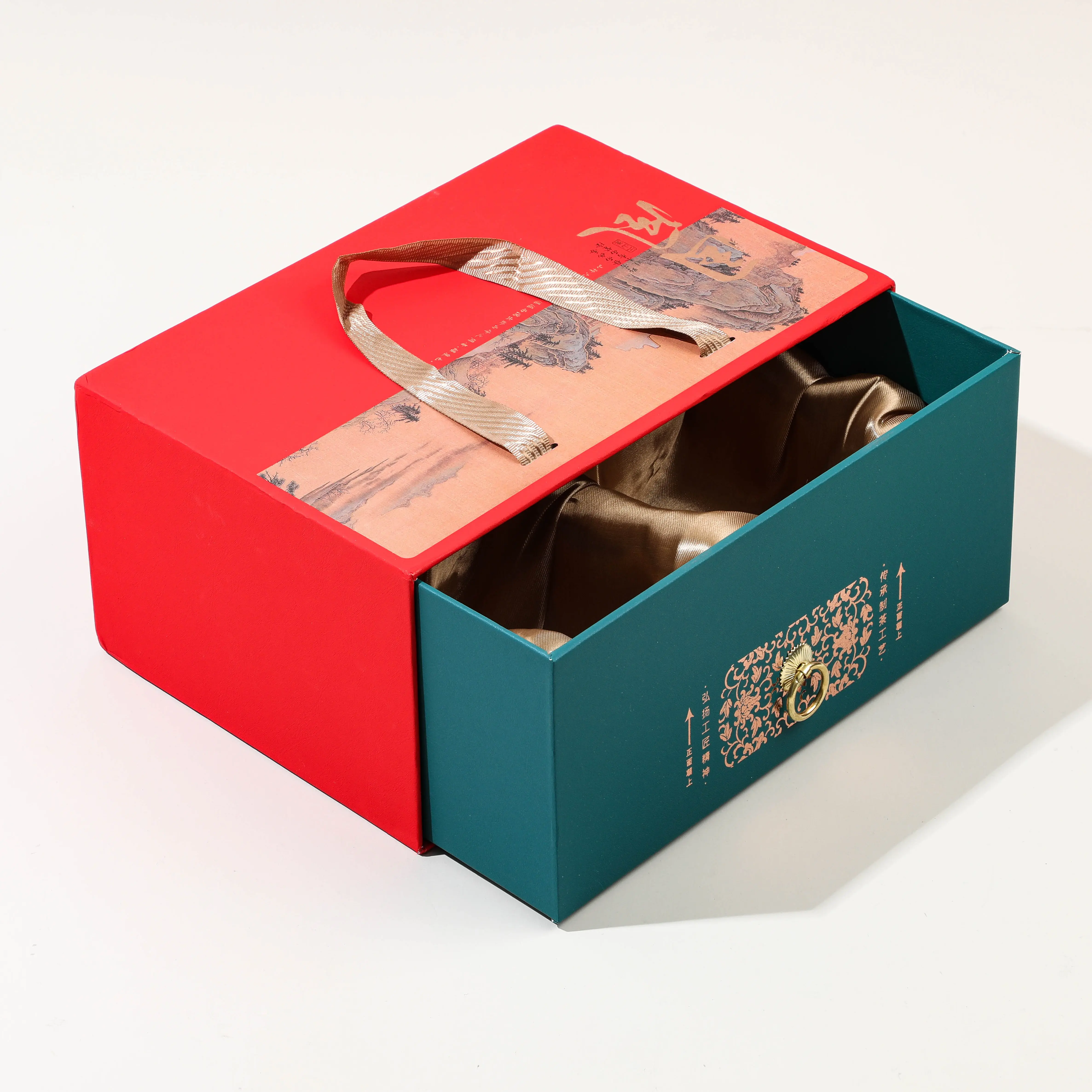 Scatola regalo scatola di carta personalizzata all'ingrosso che imballa scatole di cartone regalo cassettiere di carta