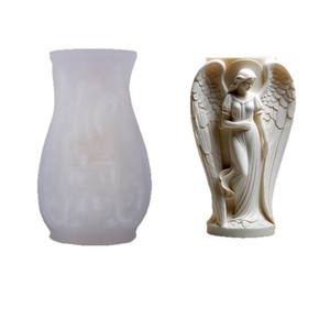 Molde <span class=keywords><strong>de</strong></span> Silicona Desechable para Alas <span class=keywords><strong>de</strong></span> Ángel, para Velas Aromáticas, Jarrones, Almacenamiento, Apto para Horno, Maceta <span class=keywords><strong>de</strong></span> Flores <span class=keywords><strong>de</strong></span> Ángel, Molde para Yeso - Product Image 5