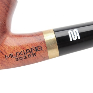 MUXIANG vendita calda tubo di tabacco in legno acrilico Churchwarden stelo tubi per fumatori con filtro da 3mm - Product Image 6