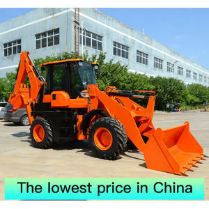 Goedkoopste grondverzetmachines, minitractor, sleepbare 4x4 landbouwtractor met graafmachine/graafbak te koop - Product Image 2