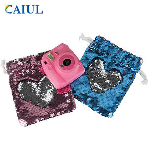 Mini 8/9/25/70/90/<span class=keywords><strong>SQ6</strong></span>/10/20 sac de caméra en PVC à paillettes grande capacité de stockage universel pour une utilisation Portable cadeau de vacances - Product Image 4
