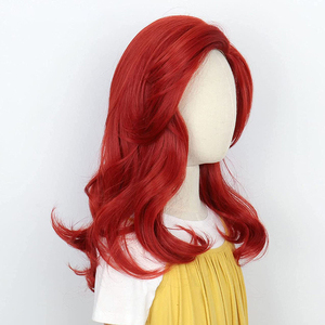 Halloween sirenetta <span class=keywords><strong>parrucca</strong></span> rossa <span class=keywords><strong>per</strong></span> bambini ragazze Twisted Wonderland nuova sirenetta <span class=keywords><strong>parrucca</strong></span> Cos <span class=keywords><strong>parrucca</strong></span> - Product Image 5