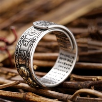 Glücksbringender Feng Shui Pixiu Schmetterlingsring mit offenem Fingerringdesign für Herren und Damen – Verlobung, Hochzeit, Party, Glücksbringer, Reichtum anziehend, Schmuckgeschenk