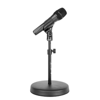 Support de microphone de bureau réglable en acier robuste Yinyu MS032 pour studio et streaming