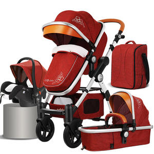 Poussette 3 en 1 de haute qualité pour bébé, avec chariot confortable, nouvelle collection - Product Image 3