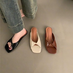 Sandalias Planas de Una Sola Tira 2026, Sandalias de Playa de Moda con Punta Cuadrada Abierta para Mujer, para Uso Diario en Verano y al Aire Libre Junto al Mar - Product Image 6