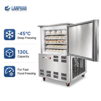 Congélateur à air pulsé commercial 130L -45°C ° C pour la congélation rapide des aliments surgelés