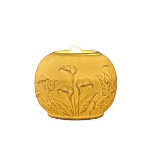 <span class=keywords><strong>Lampada</strong></span> Notturna LED in Porcellana Traslucida con Calla Lirica in Rilievo, Decorazione Zen Spa, <span class=keywords><strong>Fontana</strong></span> d'Acqua - Product Image 6