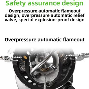 Estufa de Camping Todo en Uno con Encendido, Combustible de <span class=keywords><strong>Butano</strong></span> para 3-5 Personas, Cocina al Aire Libre, Estructura de una Sola Pieza - Product Image 6