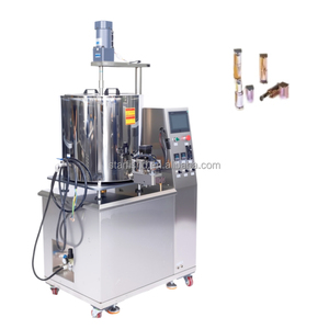 Machine de remplissage à pompe à engrenages à température constante de qualité supérieure 70L avec écran tactile pour <span class=keywords><strong>vaseline</strong></span>, baume et pâte cosmétique - Product Image 1