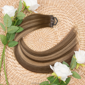 ต่อผมแบบผีเสื้อ สีอ่อน ผมแท้ พร้อมด้วยเทคนิคการต่อแบบ Double Weft Genius Hole Weft - Product Image 5