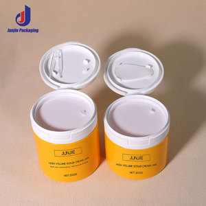 Nhựa Pet mỹ phẩm Kem lọ chậu container 250ml 300ml 400ml 500ml 700ml Kem Jar công suất lớn cơ thể chà Kem Jar - Product Image 3