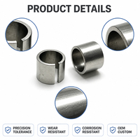Bague de précision en acier inoxydable, plaquée zinc, résistante à l'usure, entretoise pour machines, automobile, sur mesure, OEM