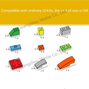 Cao Gạch Moc 3001 2x4 DIY Xây Dựng Khối Mô Hình Gạch Phụ Kiện 50 gam/bộ Nhựa Kết Nối Giáo Dục Đồ Chơi - Product Image 3