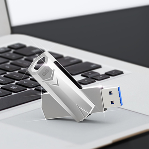 แฟลชไดรฟ์ USB ความเร็วสูง พิมพ์โลโก้ตามสั่ง ตัวเรือนโลหะ สีเงิน รุ่น PD096 - Product Image 4
